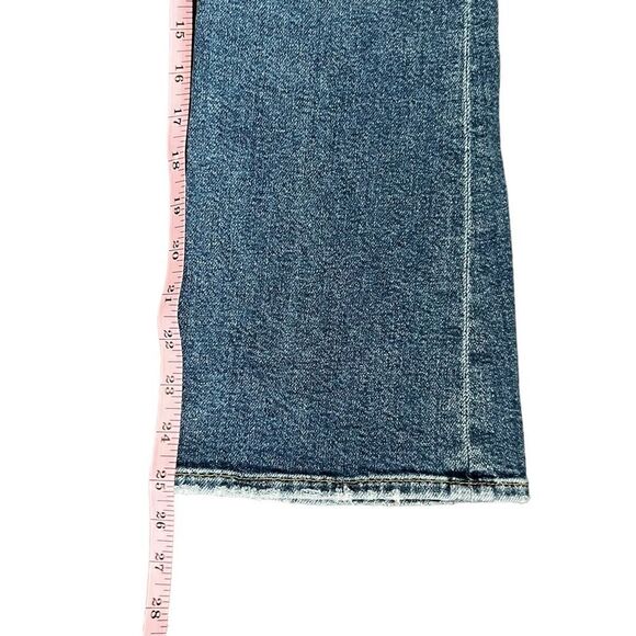 FRAME Le Crop Mini Boot Cut Jeans | Medium Wash Elmont | Size 26 - Picture 6 of 10